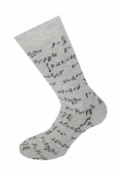 Мужские хлопковые носки с оригинальным рисунком Melle sc-20210127 - фото 1