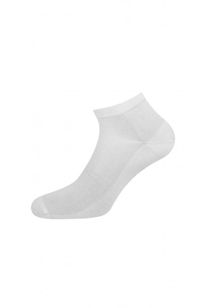 Мужские короткие однотонные носки из хлопка Melle brg 455-5  - фото 1