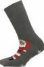 Женские махровые носки с антискользящим покрытием Mademoiselle 33 дед мороз и печь - фото 3