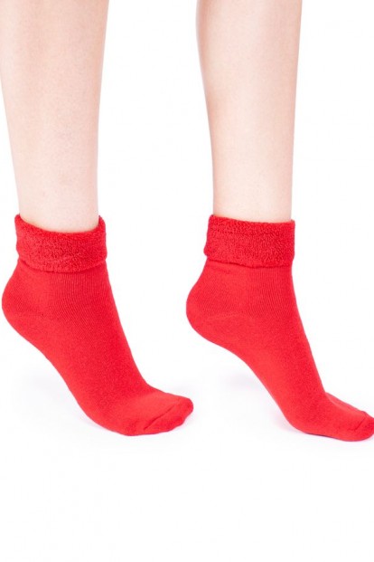 Женские теплые хлопковые носки махровые изнутри Mademoiselle wm-8148 угги - фото 1