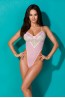 Нежно-розовое эротические боди-стринг из микротюля Avanua Pamela body - фото 1