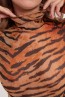 Полупрозрачное боди с длинными рукавами и закрытым горлом  Brikoly itb.04/skin_tiger - фото 4