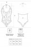Боди из эластичного кружева с завязками на лифе и шее Livco corsetti fashion Lc 90637 lannuit body персиковый - фото 7