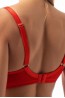 Красный бюстгальтер-браллет с декоративными бретелями без косточек Coquette revue  - фото 2