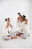 Детская плюшевая толстовка с рисунком панда и капюшоном с ушками Sensis panda kids - фото 7