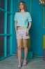 Женская летняя хлопковая пижама с шортами Evelena 1520 Kaleidoscope - фото 2