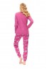 Розовая женская пижама с брюками Doctor Nap PM.9506 - фото 3