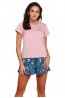 Летняя женская пижама с шортами Doctor Nap PM 4219 PAPAYA - фото 1