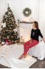 Женская пижама с рождественским принтом Sensis SAMMY - фото 11