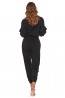 Черная женская пижама с оборками на рукавах Doctor Nap pm-4351 - фото 2