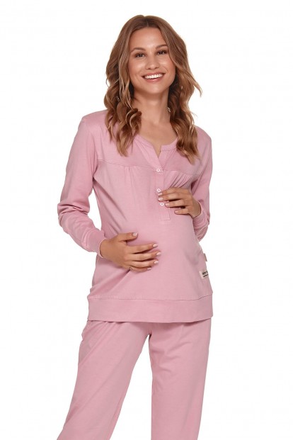 Розовая женская пижама со штанами Doctor Nap pm-4349 - фото 1