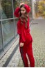 Красный велюровый женский костюм Merribel Provocateur me dres red - фото 6