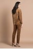 Женский домашний велюровый костюм цвета охра Laete 20323 - фото 2