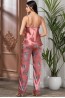 Женская розовая пижама с брюками и принтом зебры Mia-Amore SAVANNA 8856 - фото 3
