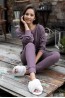 Женская брючная пижама сиреневого цвета Sensis VOILET - фото 14
