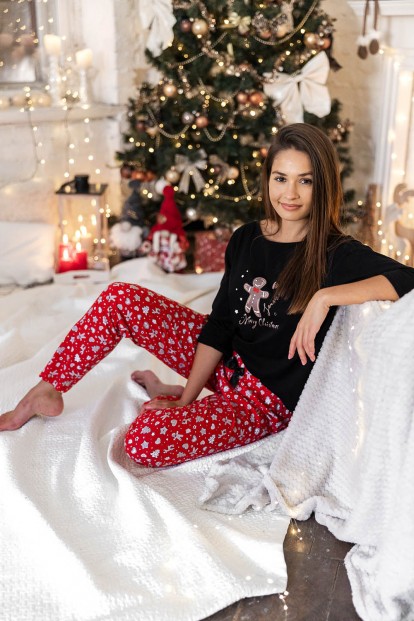 Женская пижама с рождественским принтом Sensis SAMMY - фото 1
