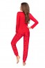 Красная женская пижама с брюками Микки Маус Donna MIKA - фото 2