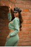 Домашний женский костюм с топом и брюками мятного цвета Merribel 1109 - фото 5