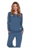 Женская брючная пижама синего цвета Doctor Nap pm-4349 - фото 1