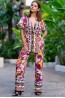 Пляжный цветной женский комплект с брюками Mia-Amore BAHAMA 1486 - фото 3