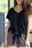 Летняя женская пижама с коричневыми шортами Sensis SUSAN BROWN - фото 9
