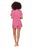 Розовая женская пижама с рубашкой на пуговицах Doctor Nap pm.4122 - фото 2