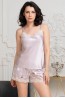 Шелковая женская пижама с шортами Mia-Amore SELINE 3712 - фото 4