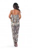Женская атласная пижама с брюками и топом с ярким принтом Anais Lazulie set circle top+narrow - фото 2