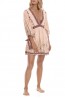 Женское пляжное платье свободного кроя с глубоким вырезом и открытой спиной Agua bendita 8484 alex kezia - фото 1