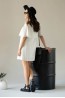 Короткое белое платье с открытыми плечами Laete 61444 - фото 2