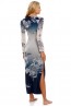 Женское длинное облегающее платье с разрезом Agua bendita 7648 belen proa - фото 2