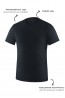 Мужская хлопковая футболка Uniconf tb01 черный - фото 2
