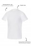 Классическая мужская футболка из хлопка Uniconf tb01 белый - фото 2