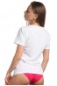 Белая женская футболка Sergio Dallini t651-1 - фото 2