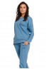 Женский свитшот голубого цвета Doctor Nap drs.4216 - фото 2