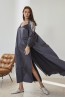 Длинный атласный женский халат Laete 60536-2 - фото 3