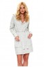 Теплый женский халат из шерсти и акрила Doctor Nap SWW.9757 светло-серый - фото 1