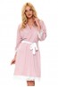 Розовый женский халат кимоно из модала Doctor Nap SWW.9710 - фото 4