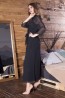 Женский домашний длинный халат из шифона Mia-Mia Elegance velvet 12049 - фото 3