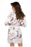 Короткий женский запашной халат с рукавами 3/4 Donna Nelly dressing gown - фото 2