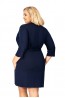 Синий женский халат большого размера Donna TESS PLUS - фото 2