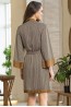 Женский шелковый запашной халат с карманами Mia-amore Donna 5133 - фото 2