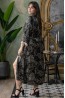 Женский шелковый запашной халат с рукавом 3/4 Mia-amore Alysson 4039 - фото 2