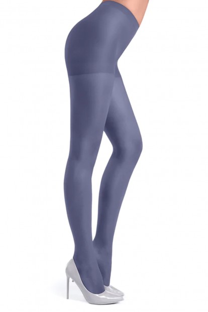 Женские классические прозрачные колготки с эффектом дезодоранта Silca Cl4153 collant mambo 20 den синие - фото 1