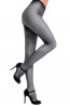 Темно-серые женские колготки с эффектом сетки-тюль Silca Cf6141-6142 collant tulle 40 den - фото 1