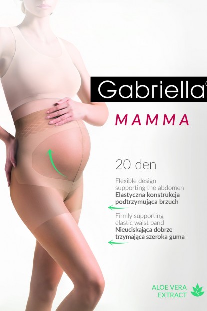 Телесные колготки для беременных Gabriella 108 MAMMA 20 den - фото 1
