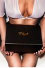 Сексуальная черная лакированная юбка для ролевых игр Devil & Angel 7068 - фото 5