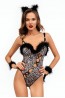 Эротический костюм кошечки леопарда в подарочной упаковке Devil & angel  - фото 7