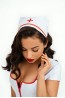 Ролевой эротический костюм медсестры на молнии Devil & angel 7186  - фото 7