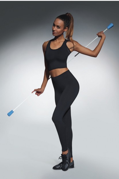 Спортивные женские черные легинсы для фитнеса BAS BLEU Forcefit - фото 1
